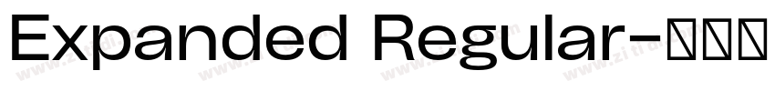 Expanded Regular字体转换